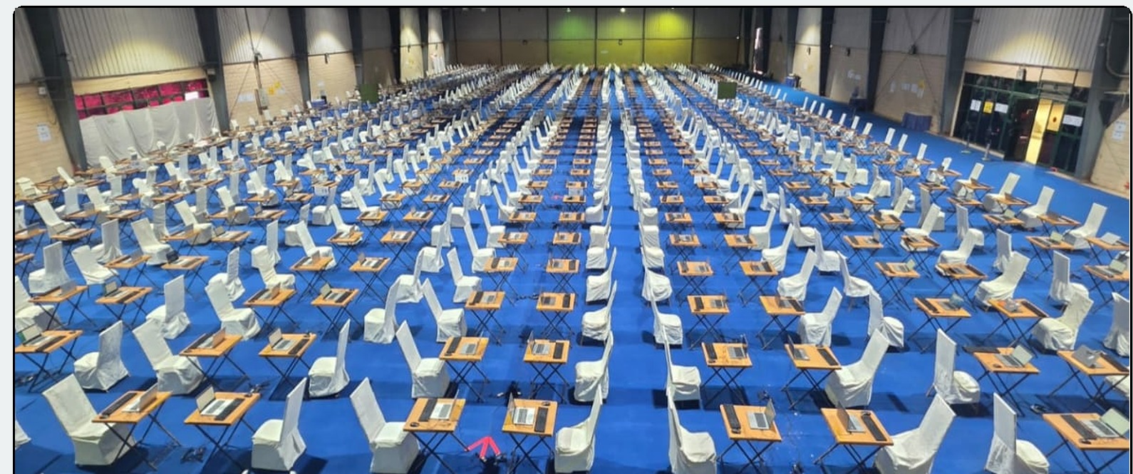 Large external examination delivery at Expo Centre Karachi